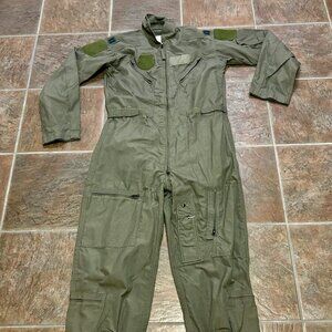 Military Flyers Coveralls CWU-27/P  Sage Green 1659 Type 1,Class 1,- Size 42R  *
